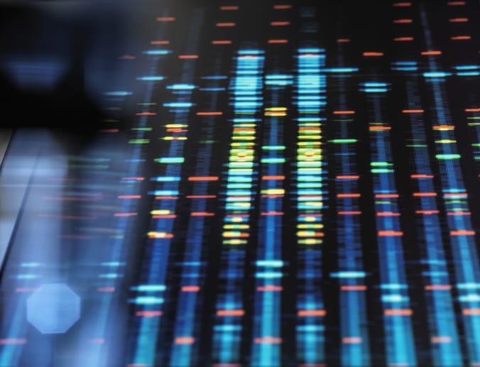 Image shows DNA research profile