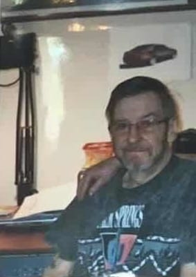 Photo shows Faye Adams' father