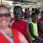 Faye Adams and her family on vacation in Oak Island, NC (Photo courtesy of Faye Adams)